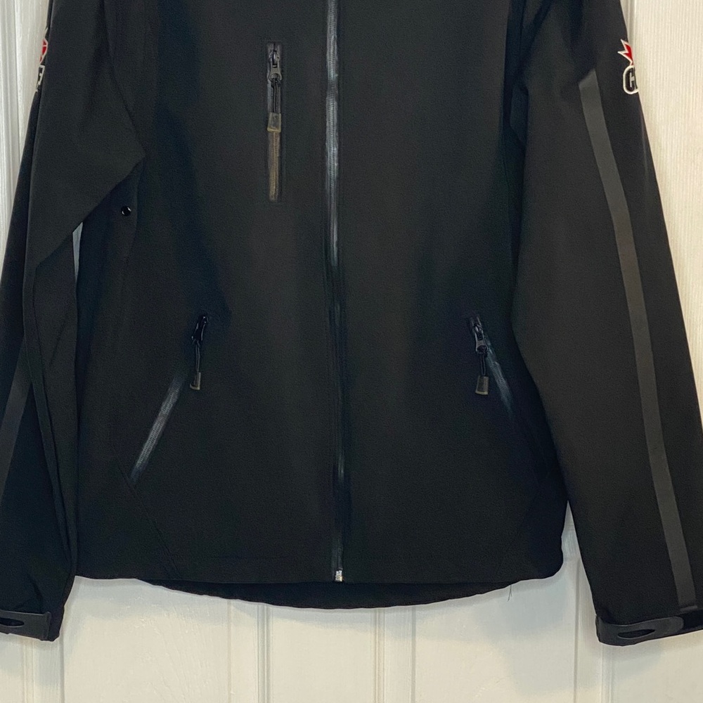 Reebok Black CFL Logo Performance Zip Jacket Men's M - Picture 8 of 16